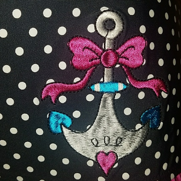 Banjo Cake Anchor High Waist Vintage Anchor Bikini - Picture 5 of 8